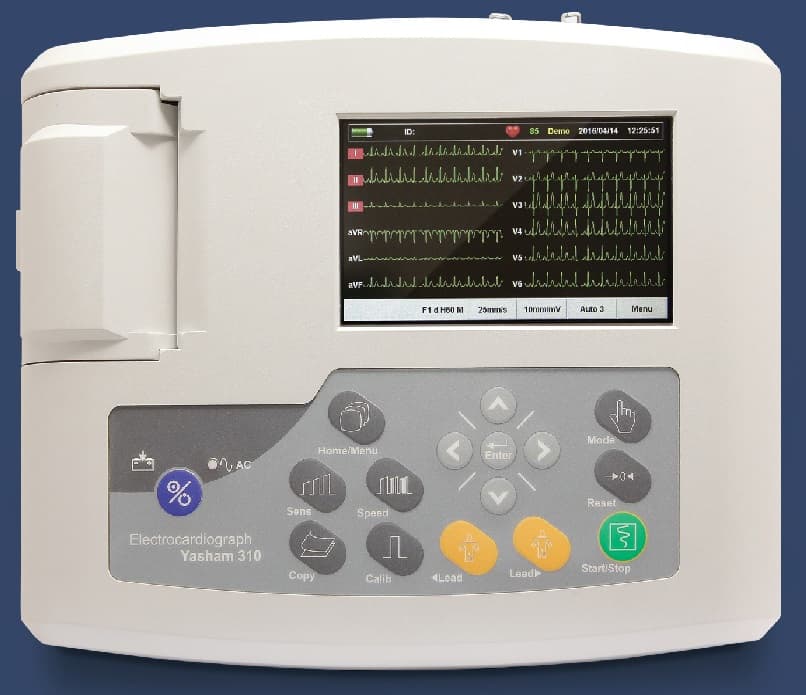 image of product دستگاه الکتروکاردیوگراف 3 کاناله یاشام 310