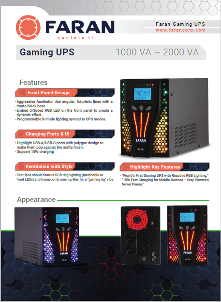 image of product منبع تغذیه بدون وقفه (UPS) گیمینگ